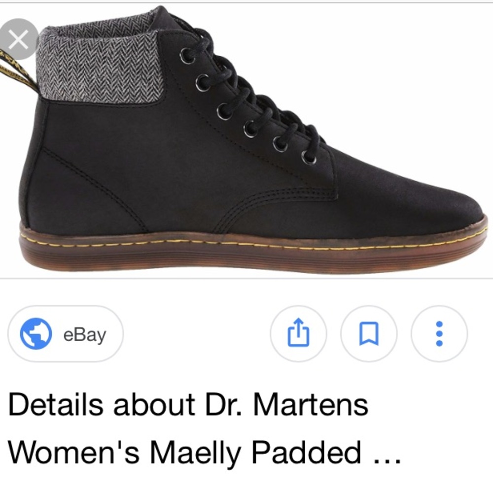 Dr martens Maelly boots in black